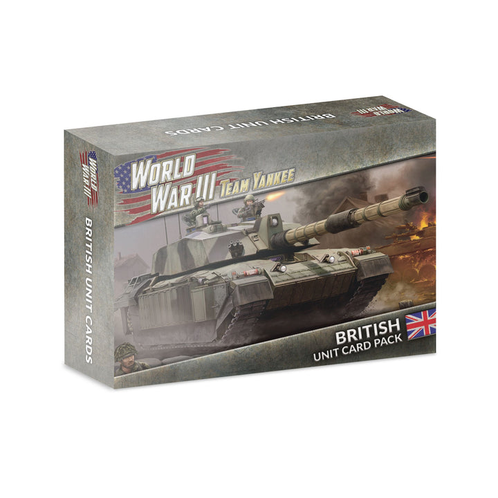 World War III: Team Yankee - British Unit Card Pack (WW3-12U)