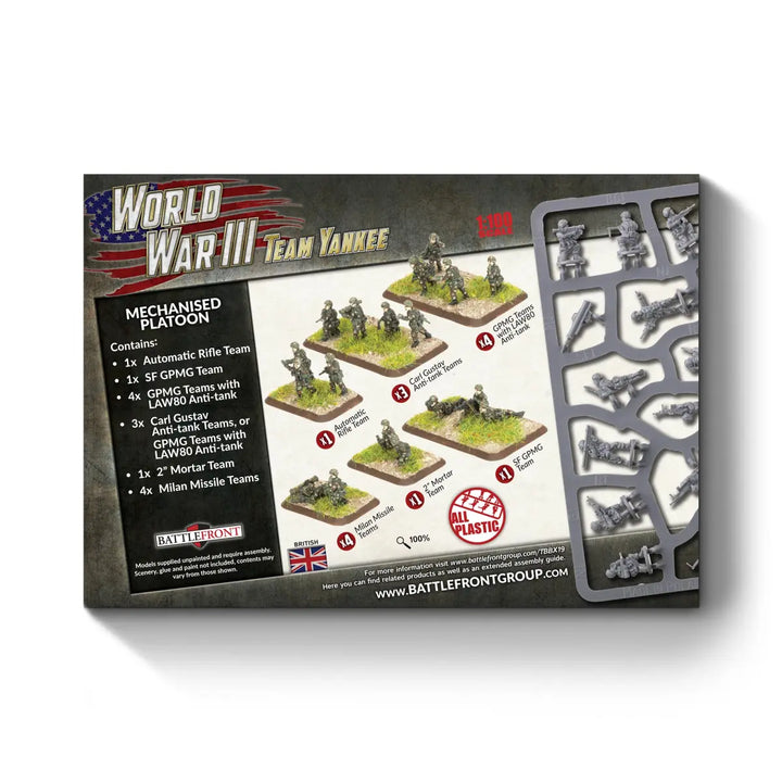 World War III: Team Yankee - Mechanised Platoon (plastic) (TBBX19)
