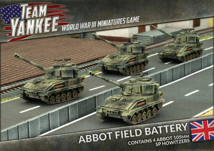 World War III: Team Yankee - Abbot Field Battery (WWIII x4 Tanks) (TBBX06)