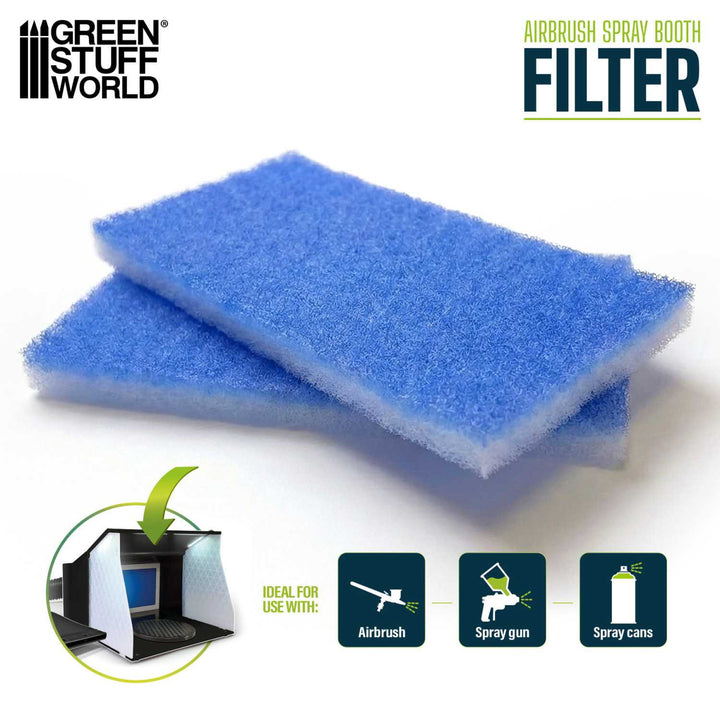 Airbrush spray booth filters x2 (Green Stuff World)