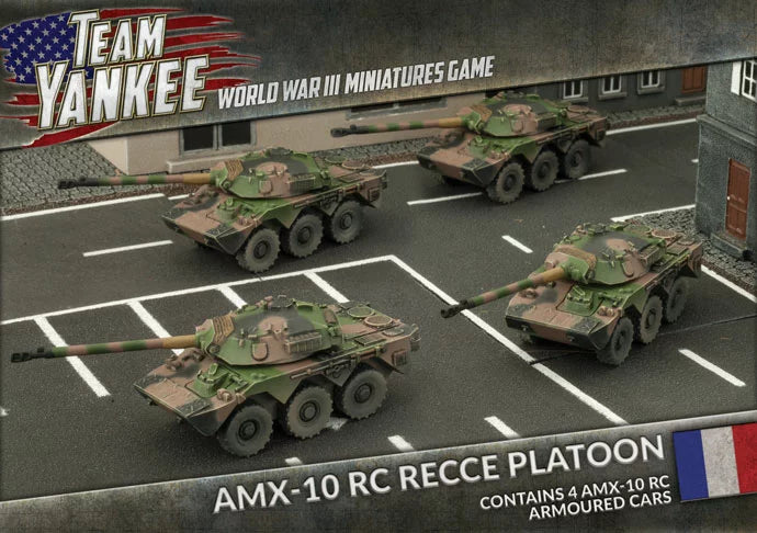 World War III: Team Yankee - AMX-10 RC Recce Platoon (WWIII x4 Tanks) (TFBX05)