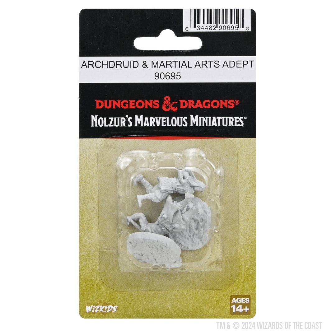 Dungeons & Dragons - Nolzur's Marvelous Miniatures: Archdruid & Martial Arts Adept