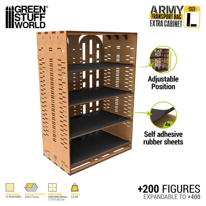 Army Transport Bag - Extra Cabinet L (Green Stuff World)