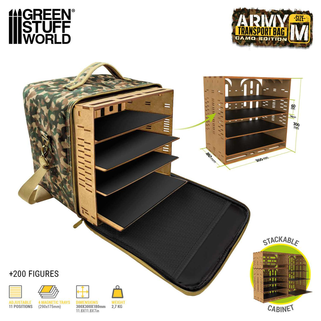 Army Transport Bag - M - Camouflage Edition (Green Stuff World)