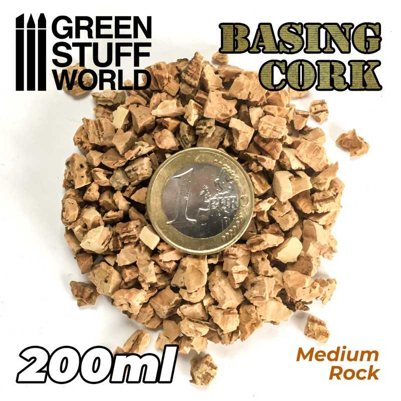 Basing Cork Grit - THICK - 200ml (Green Stuff World)