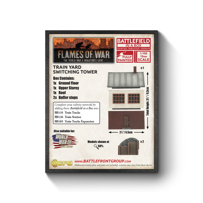 Battlefield in a Box: Train Yard Switching Tower (BB186)