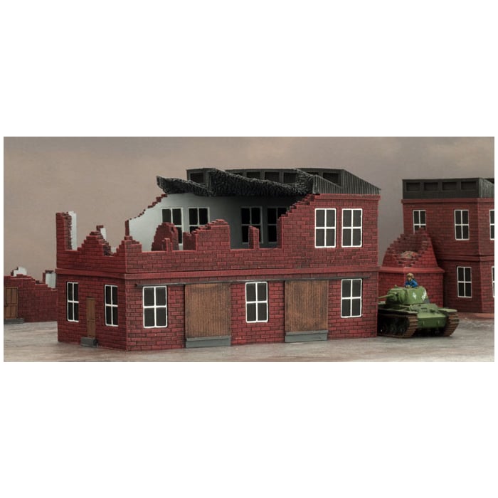 Battlefield in a Box: Destroyed Brick Factory (BB235)