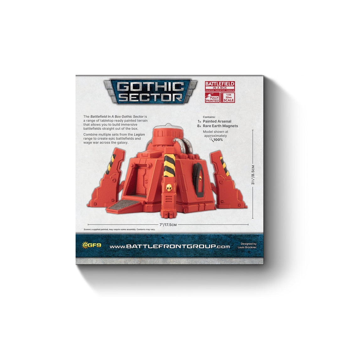 Battlefield in a Box: Gothic Sector - Legion Arsenal (Red) (BB661-B)
