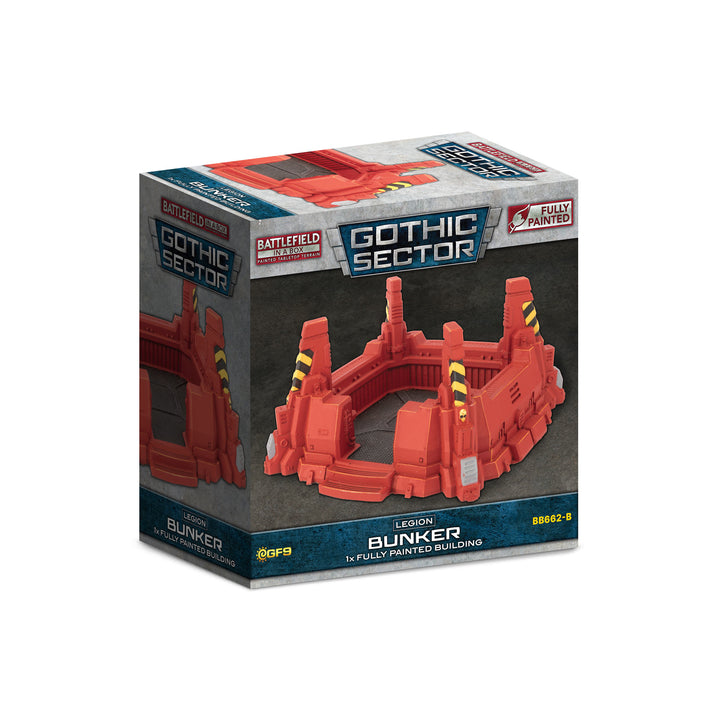 Battlefield in a Box: Gothic Sector - Legion Bunker (Red) (BB662-B)