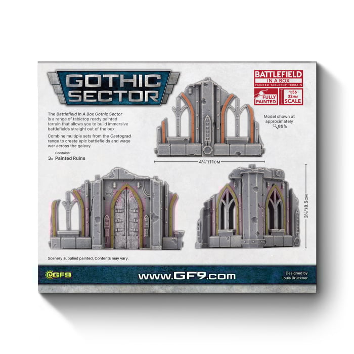 Battlefield in a Box: Gothic Sector - Castograd Warehouse Small Ruins (BB730)