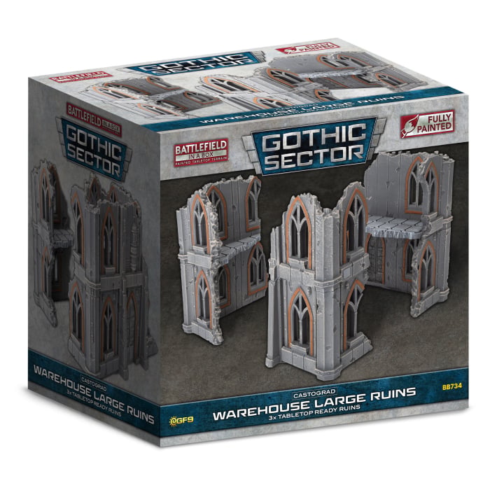 Battlefield in a Box: Gothic Sector - Castograd Warehouse Big Ruins (BB734)