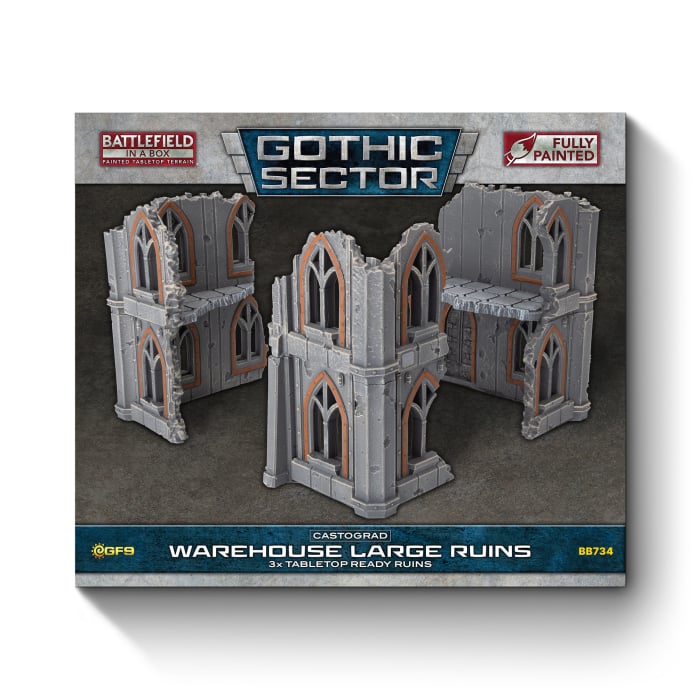 Battlefield in a Box: Gothic Sector - Castograd Warehouse Big Ruins (BB734)