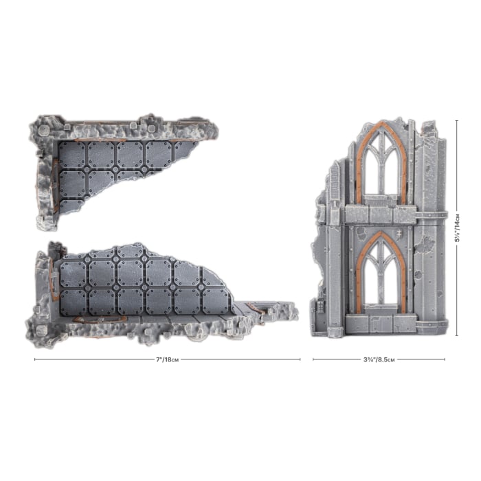 Battlefield in a Box: Gothic Sector - Castograd Warehouse Big Ruins (BB734)