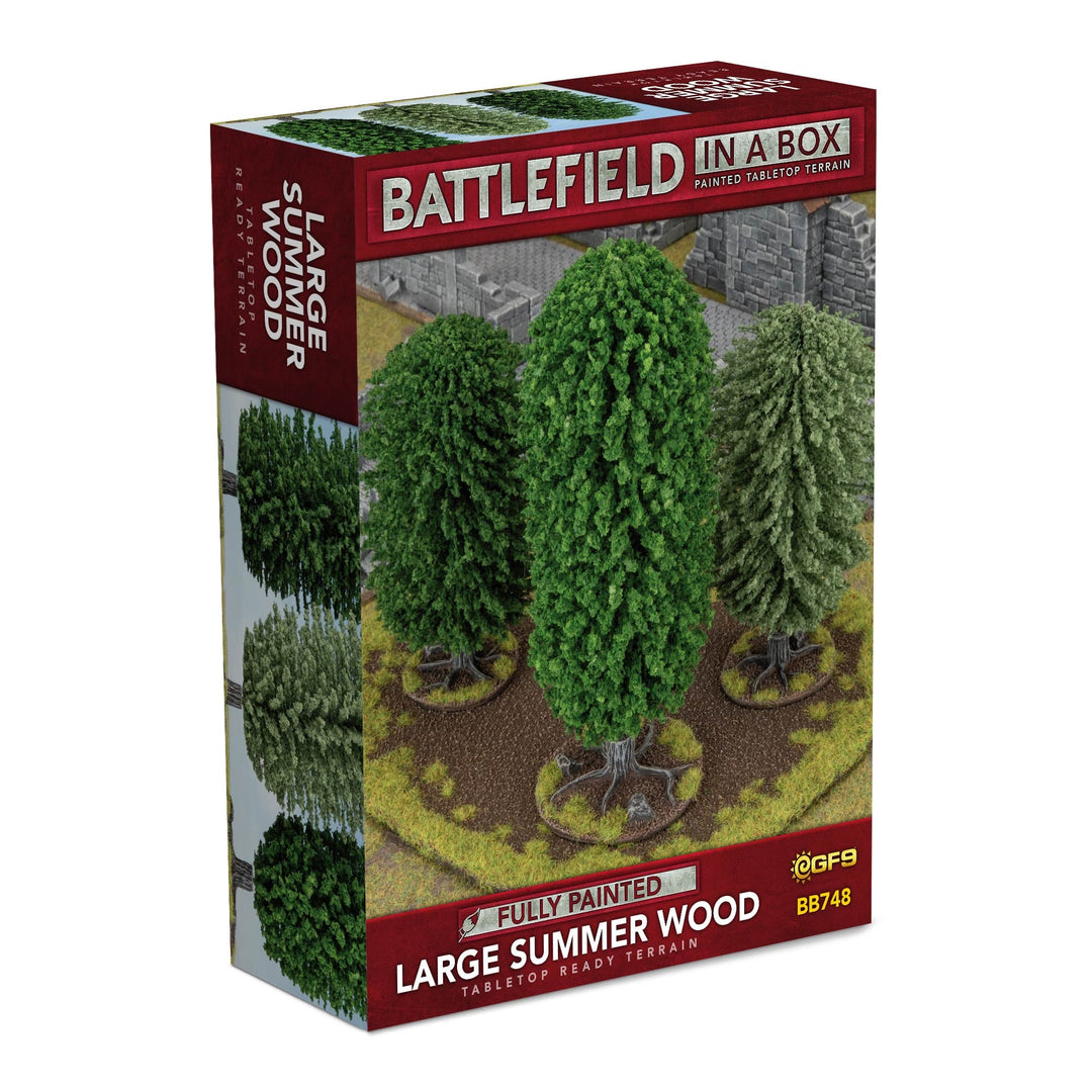 Battlefield in a Box: Large Summer Wood (BB748)