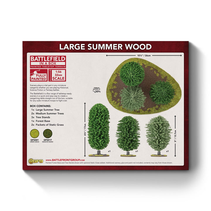 Battlefield in a Box: Large Summer Wood (BB748)