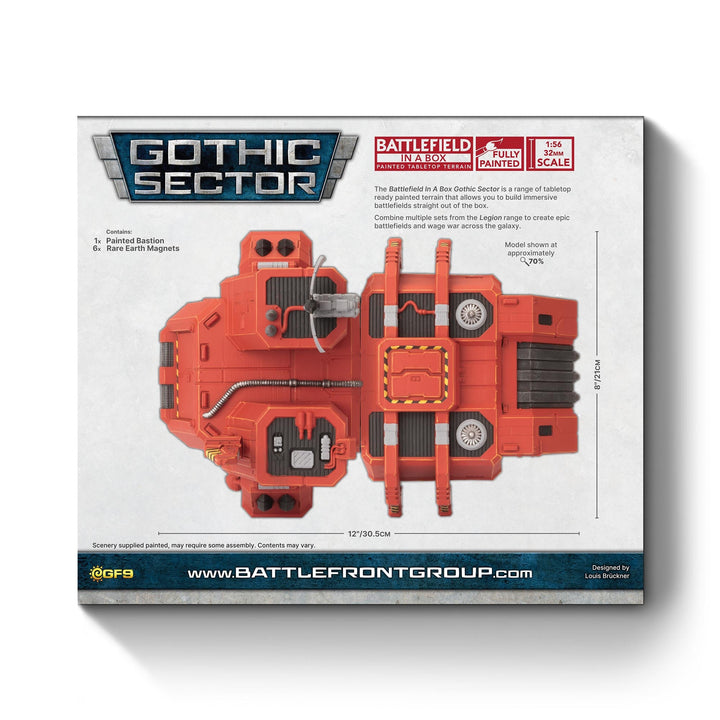 Battlefield in a Box: Gothic Sector - Legion Bastion (Red) (BB752-B)