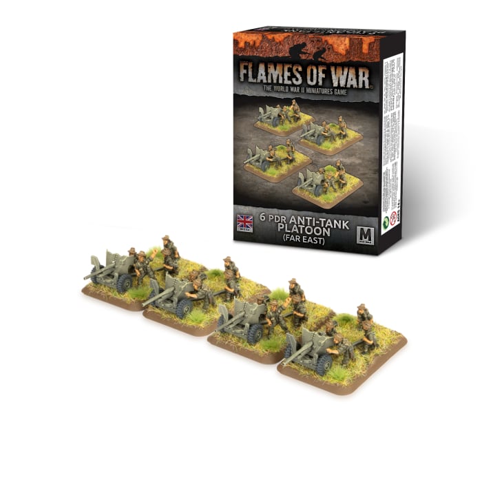 Flames of War: 6pdr Anti-tank Platoon (Far East) (BBX80)