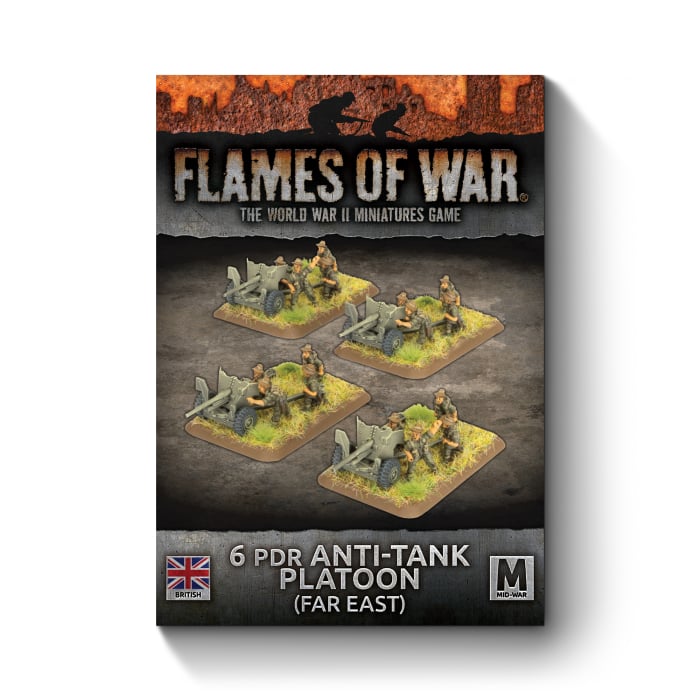 Flames of War: 6pdr Anti-tank Platoon (Far East) (BBX80)