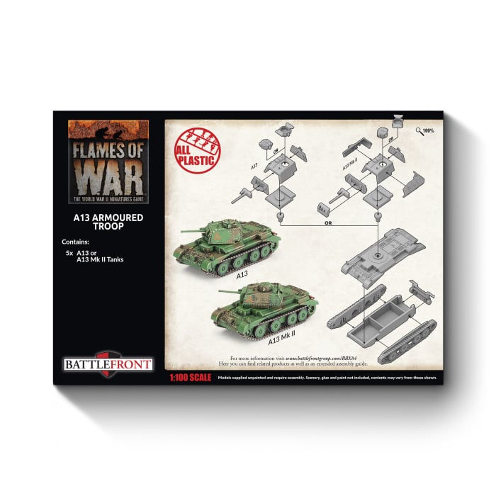 Flames of War: A13 Cruiser Troop (BBX84)