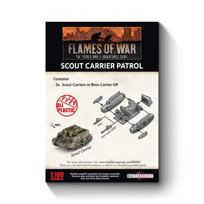 Flames of War: Scout Carrier Platoon (BBX88)