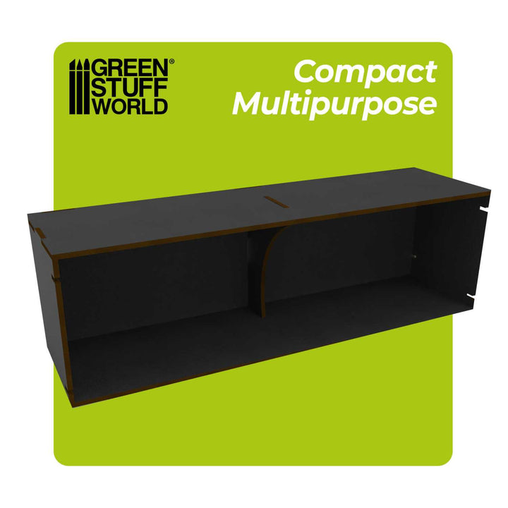 Black compact multi-purpose horizontal organizer (Green Stuff World)