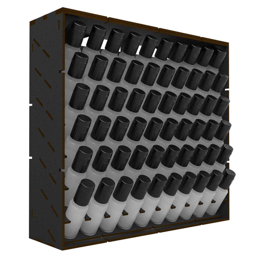 Black Modular Paint Rack - VERTICAL 17ml (Green Stuff World)