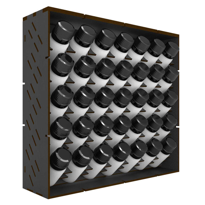 Black Modular Paint Rack - VERTICAL 30ml (Green Stuff World)