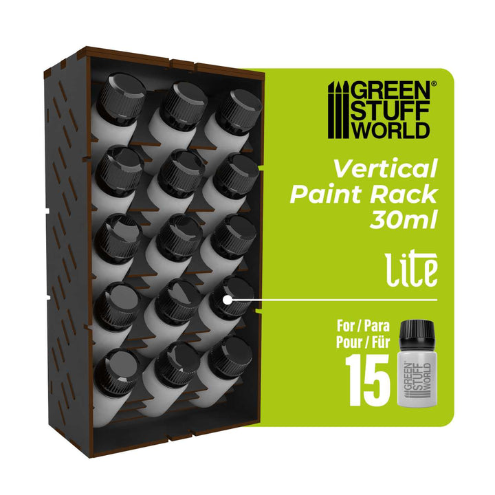 Black Vertical Paint Organizer 30ml - LITE (Green Stuff World)