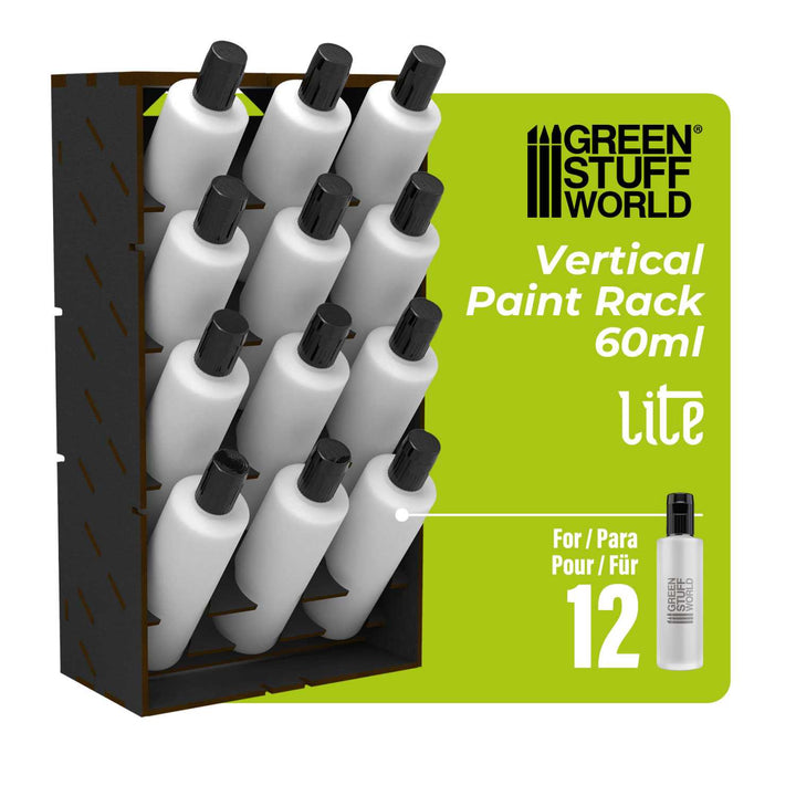 Black Vertical Paint Organizer 60ml - LITE (Green Stuff World)