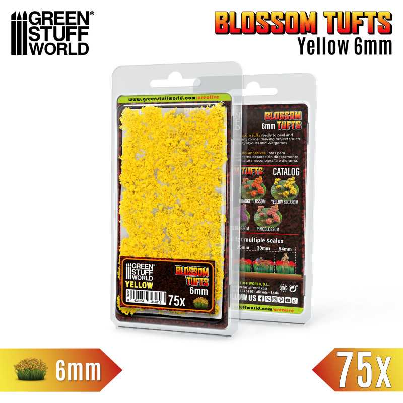 Blossom Tufts- 6mm - Yellow Flowers (Green Stuff World)