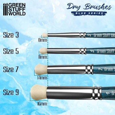 Brush BLUE SERIES Dry Brush - Size 5 (Green Stuff World)