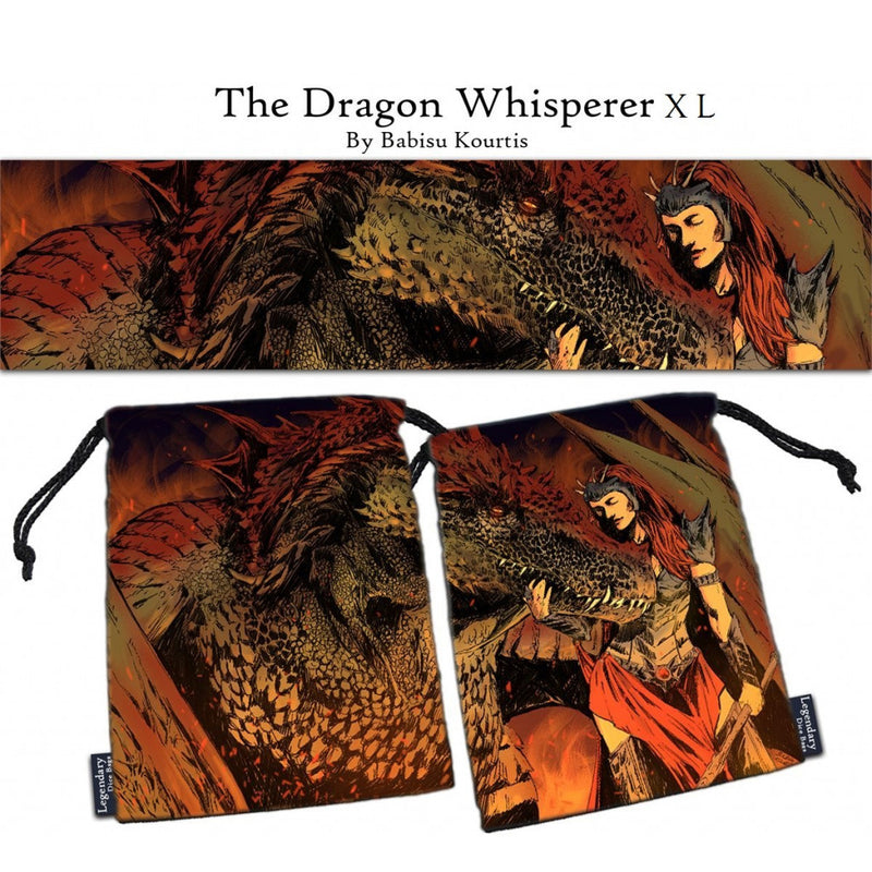 The Dragon Whisperer XL Pouch / Dice Bag (Drawlab)