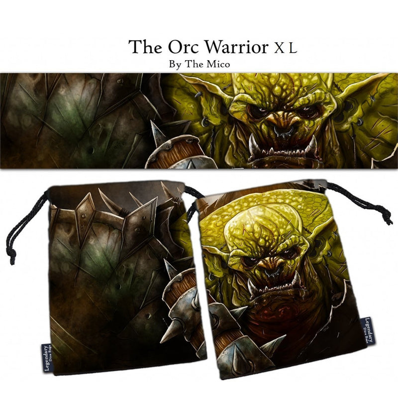 The Orc Warrior XL Pouch / Dice Bag (Drawlab)