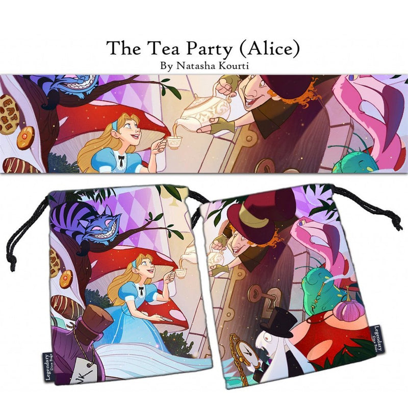 The Tea Party Pouch / Dice Bag (Drawlab)