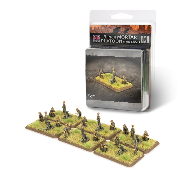 Flames of War: 3-Inch Mortar Platoon (Far East) (BR825)
