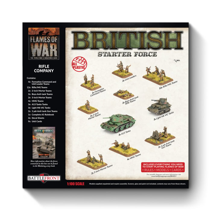 Flames of War: British Rifle Company (BRAB19)