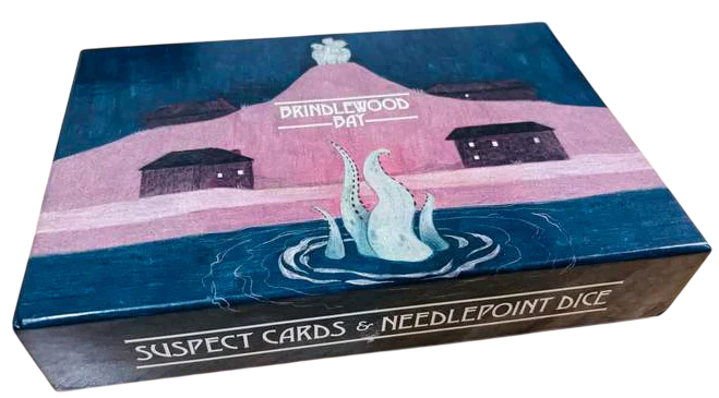 Brindlewood Bay: Suspect Cards & Needlepoint Dice