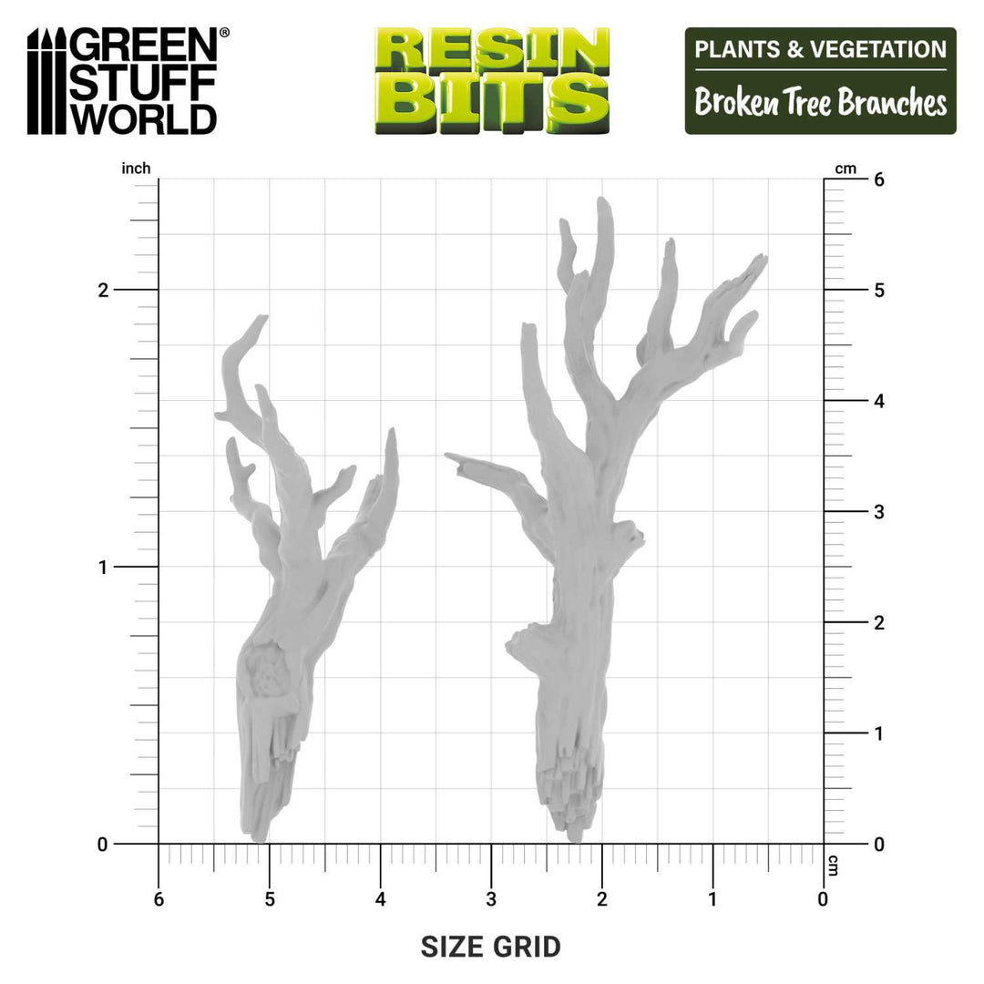 Broken tree branches 1:72-1:48-1:35 (Green Stuff World)