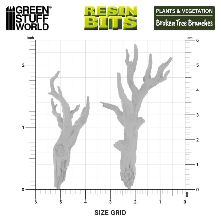 Broken tree branches 1:72-1:48-1:35 (Green Stuff World)
