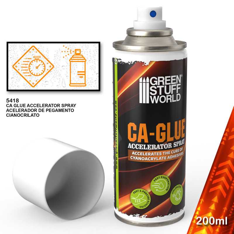 CA Glue Accelerator Spray 200ml (Green Stuff World)