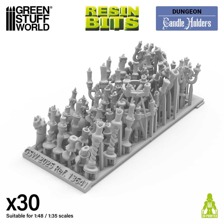 Candle holders 1:48-1:35 (Green Stuff World)