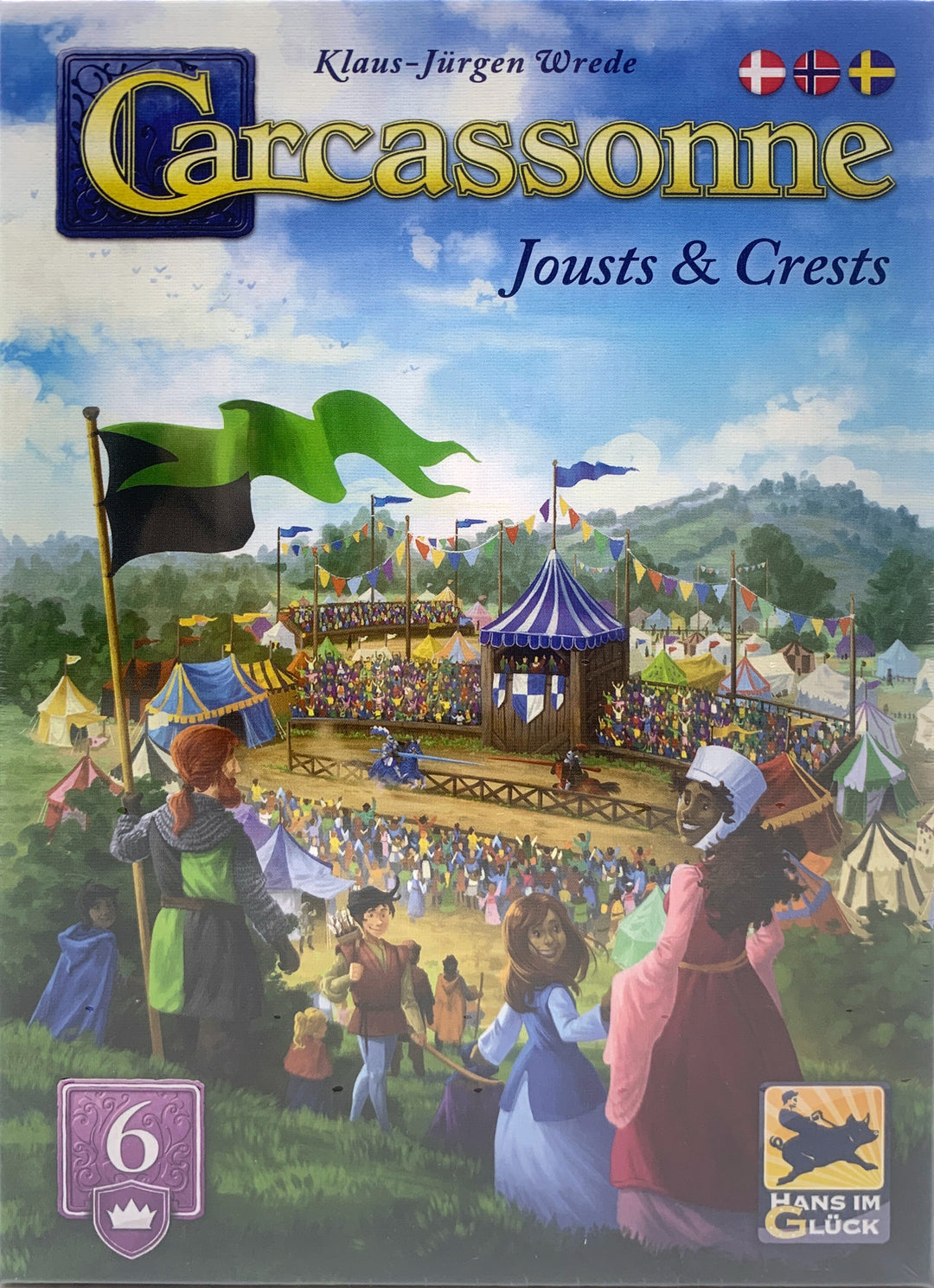 Carcassonne: Expansion 6 Jousts & Crests (2025) (nordisk)
