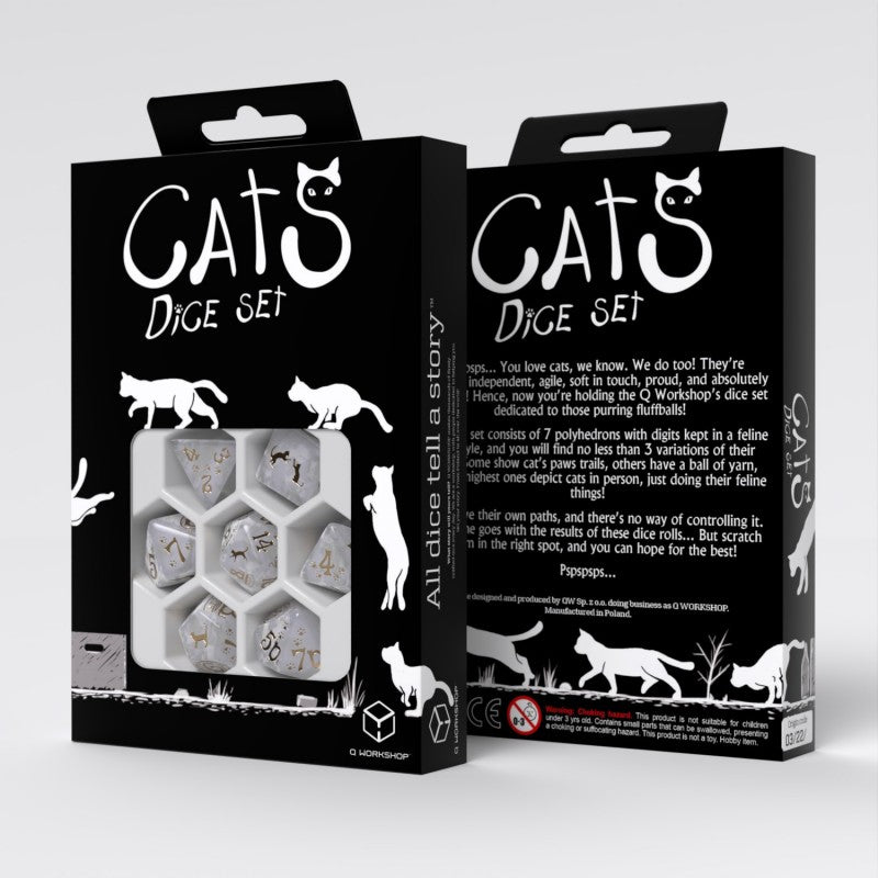 CATS Dice Set: Purrl (Q-Workshop) (SCAT11)