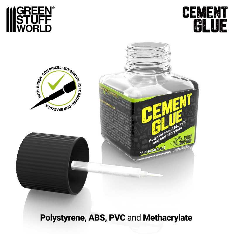 Cement glue for plastics 40ml (Green Stuff World)