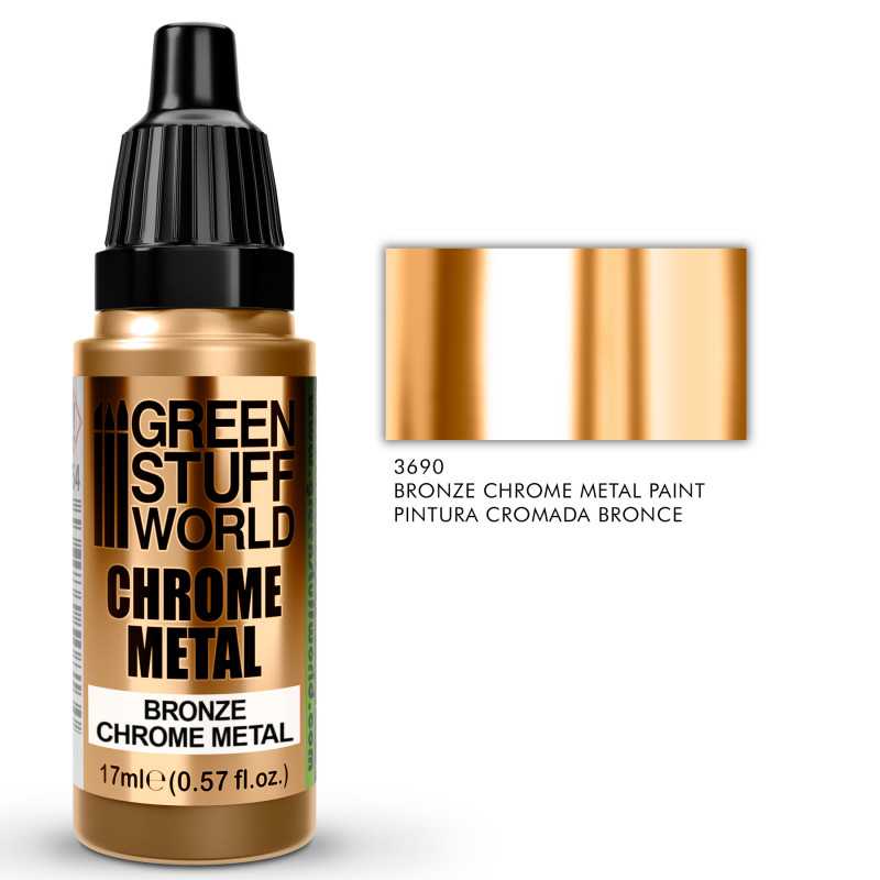 Chrome Paint - BRONZE 17ml (Green Stuff World)