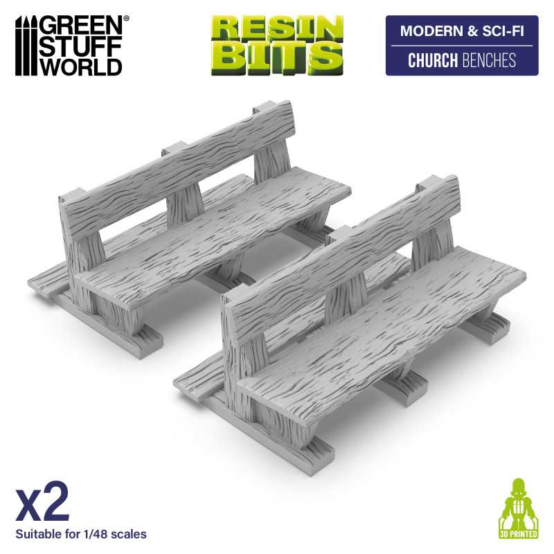 Church Benches (Green Stuff World)