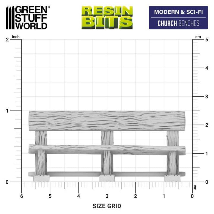 Church Benches (Green Stuff World)