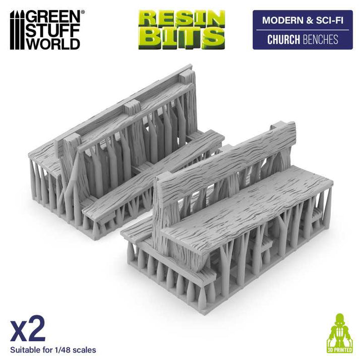 Church Benches (Green Stuff World)