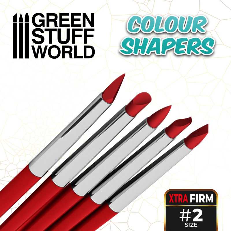 Clay Shapers - Color Shapers SIZE 2 - EXTRA FIRM (Green Stuff World)