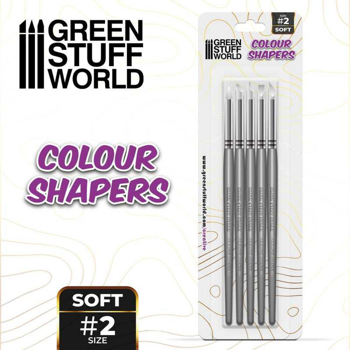 Clay Shapers - Color Shapers SIZE 2 - White Soft (Green Stuff World)
